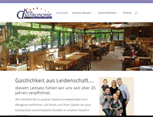 Tablet Screenshot of knie-gastronomie.de